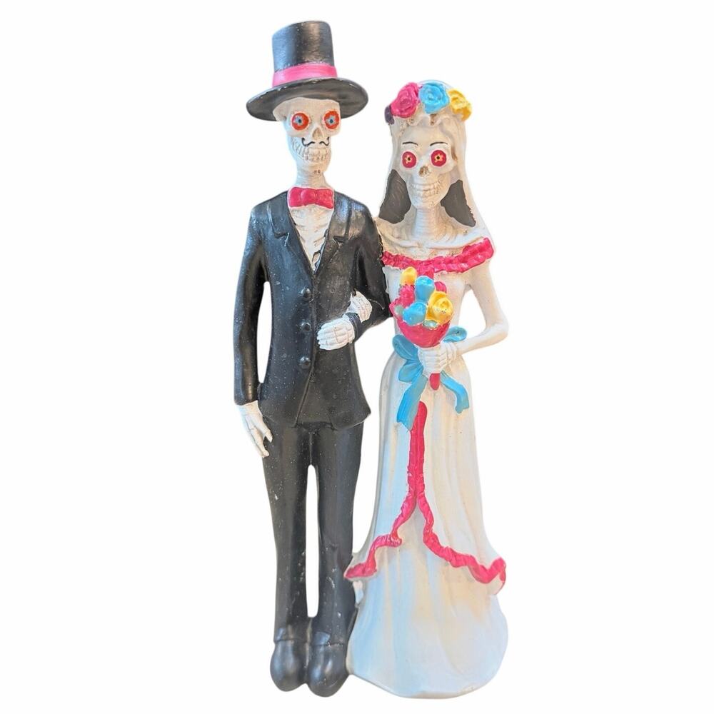 Michaels Ashland Dia De Los Muertos Day of the Dead Bride & Groom Figurine